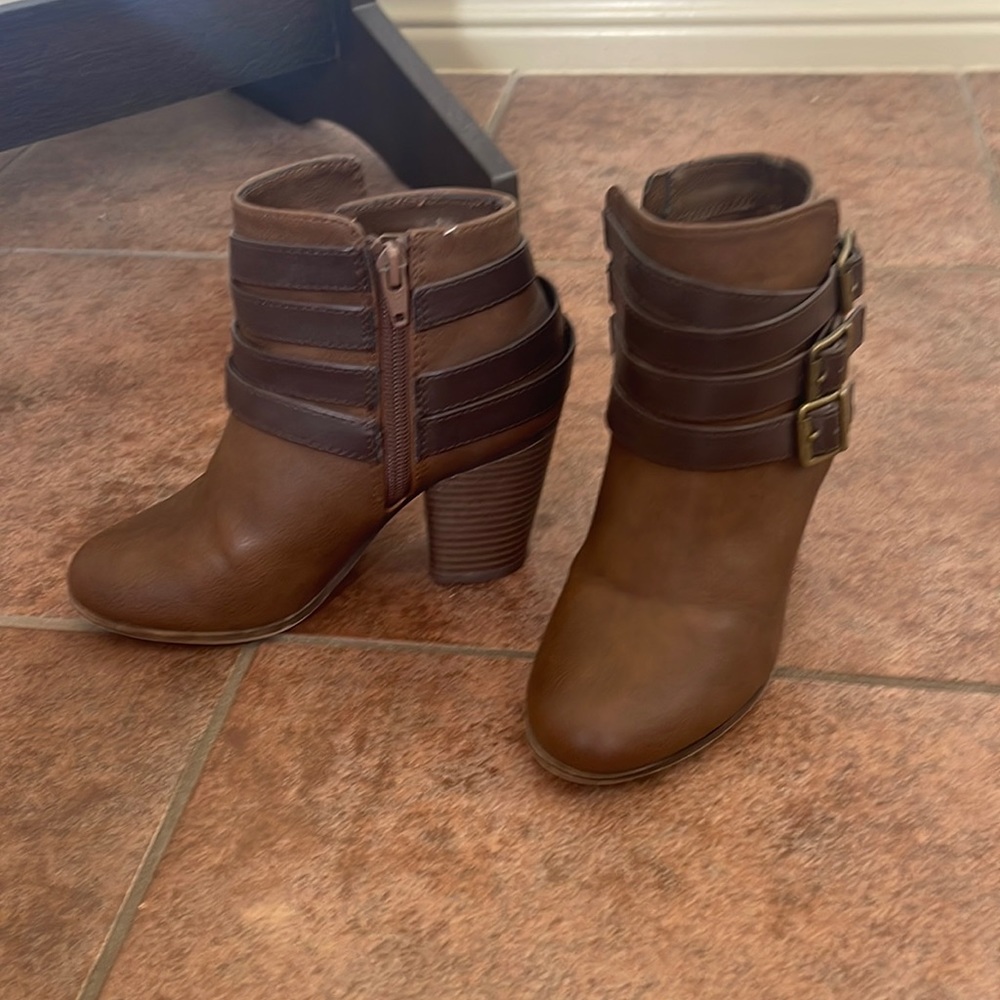 Brown booties